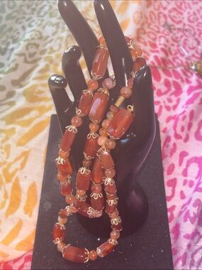 Beautiful Vintage Carnelian necklace